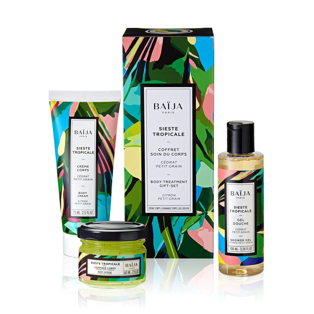 baïja Coffret Rituel soins corps Sieste Tropicale Coffret corps