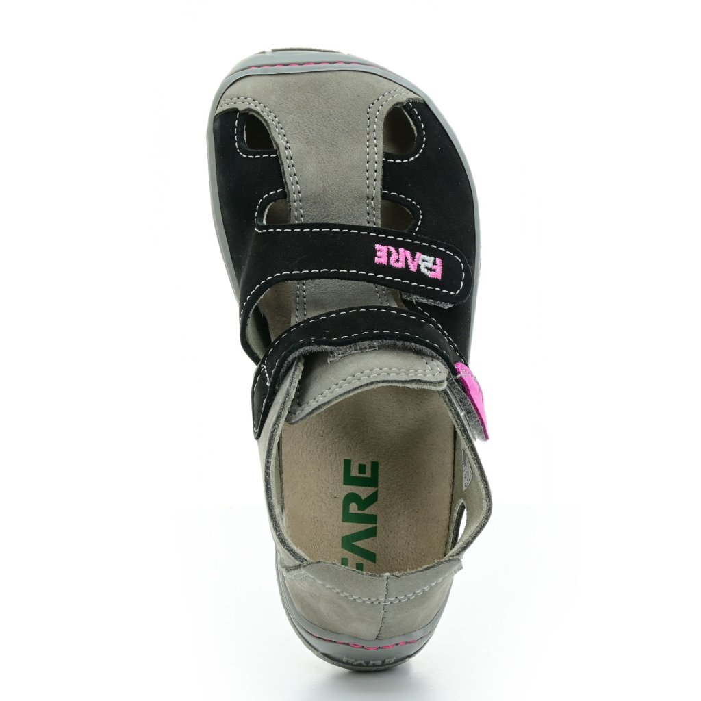 Fare Barfußsandalen 5261252 schwarz-pink (bare)