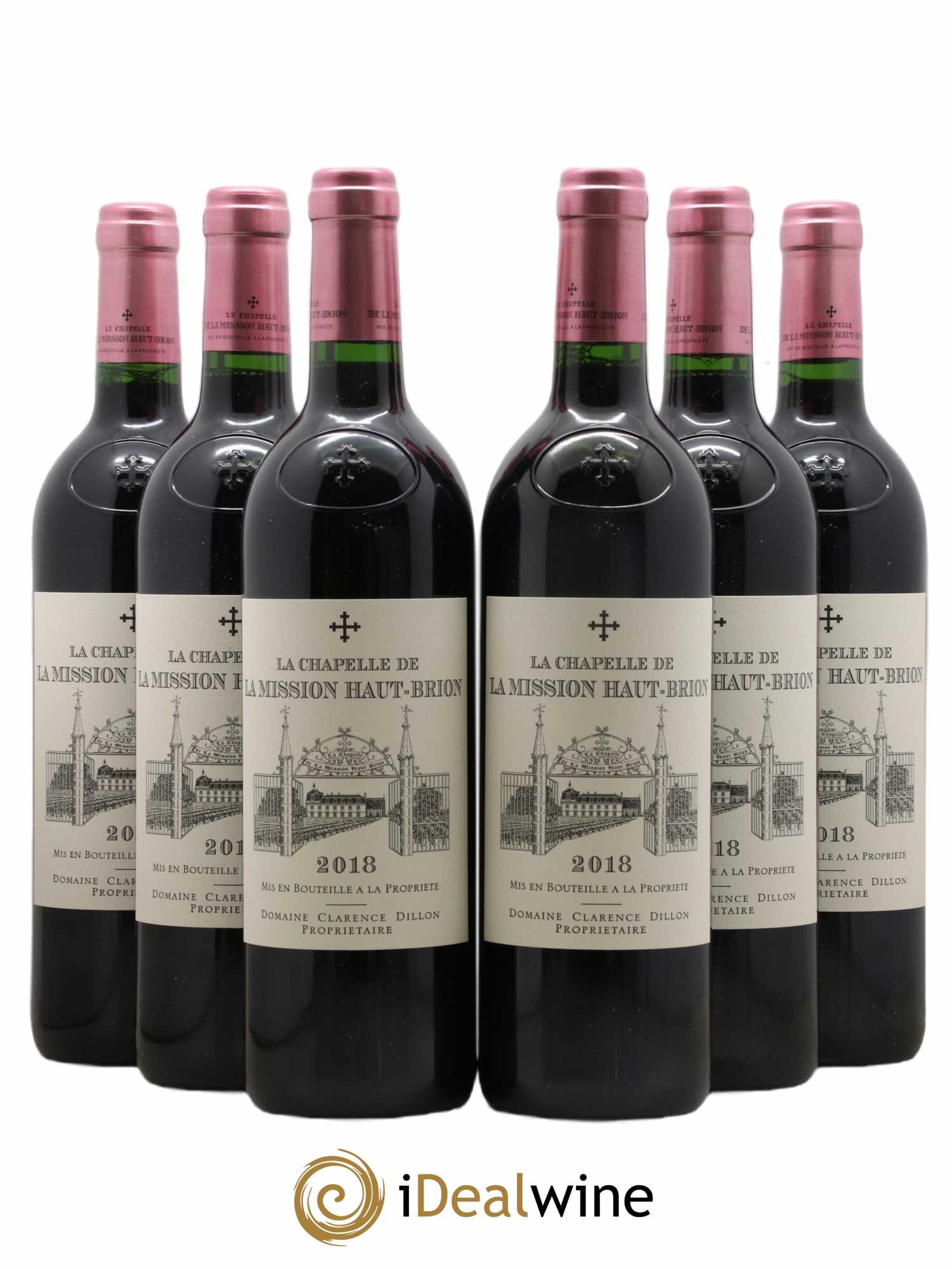 La Chapelle de La Mission Haut-Brion Second Vin  2018 - Lot de 6 Bouteilles