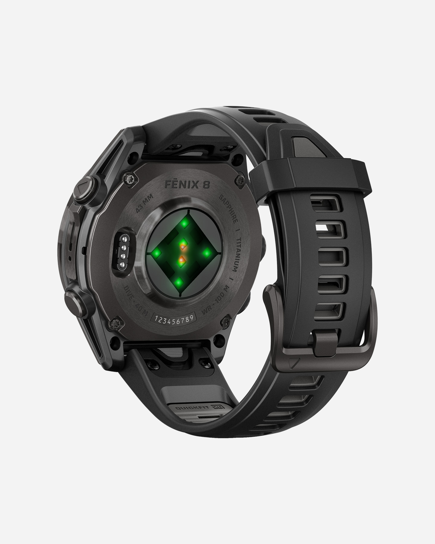 Garmin Fenix 8 Amoled 43mm Sapphire Multifunction Watch 010-02903-21