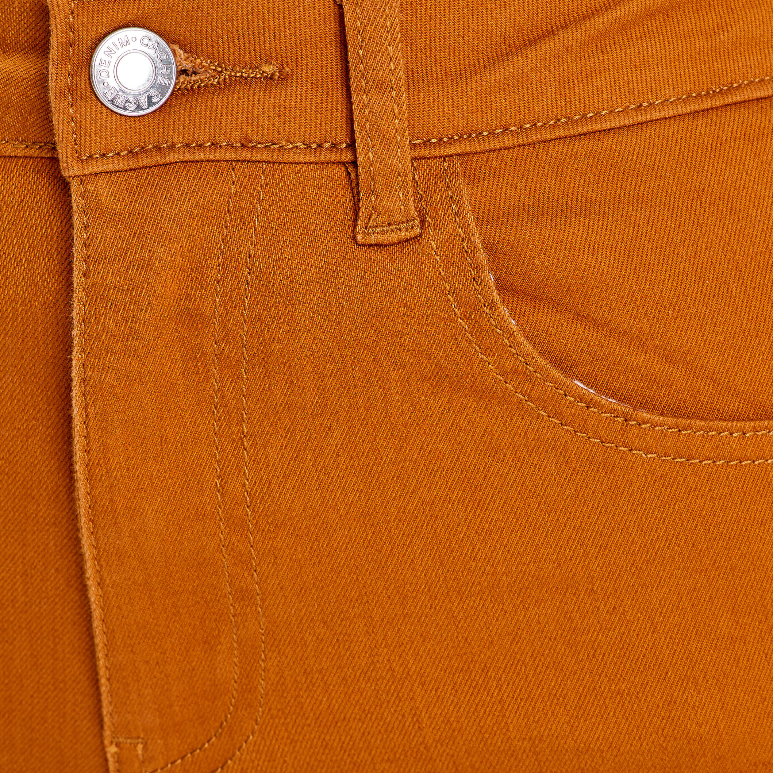 Jeans flare taille haute camel femme | Cache Cache