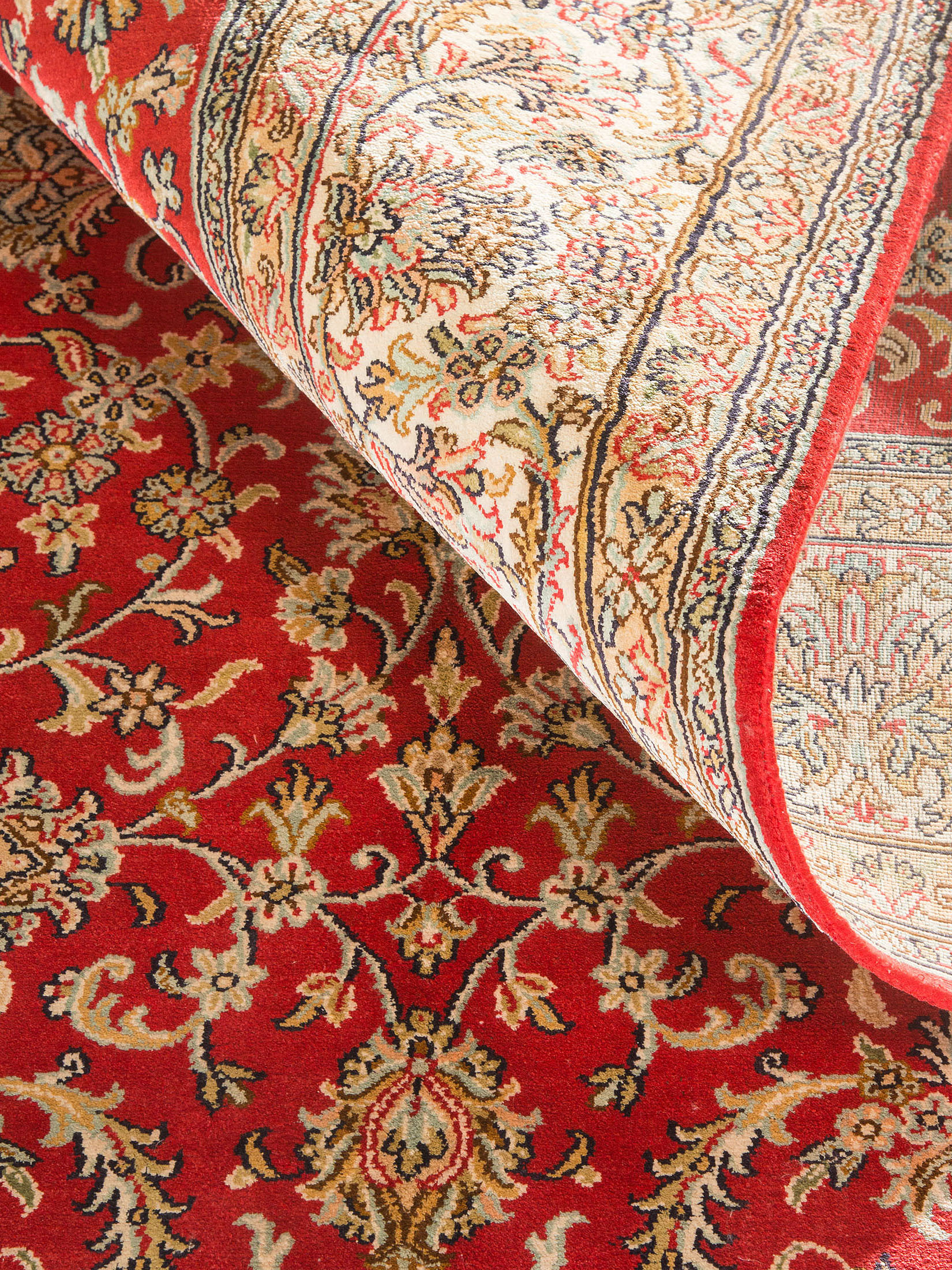 Kaschmir Seide 18/18 ca. 170 x 249 cm, Unikat / Einzelstück