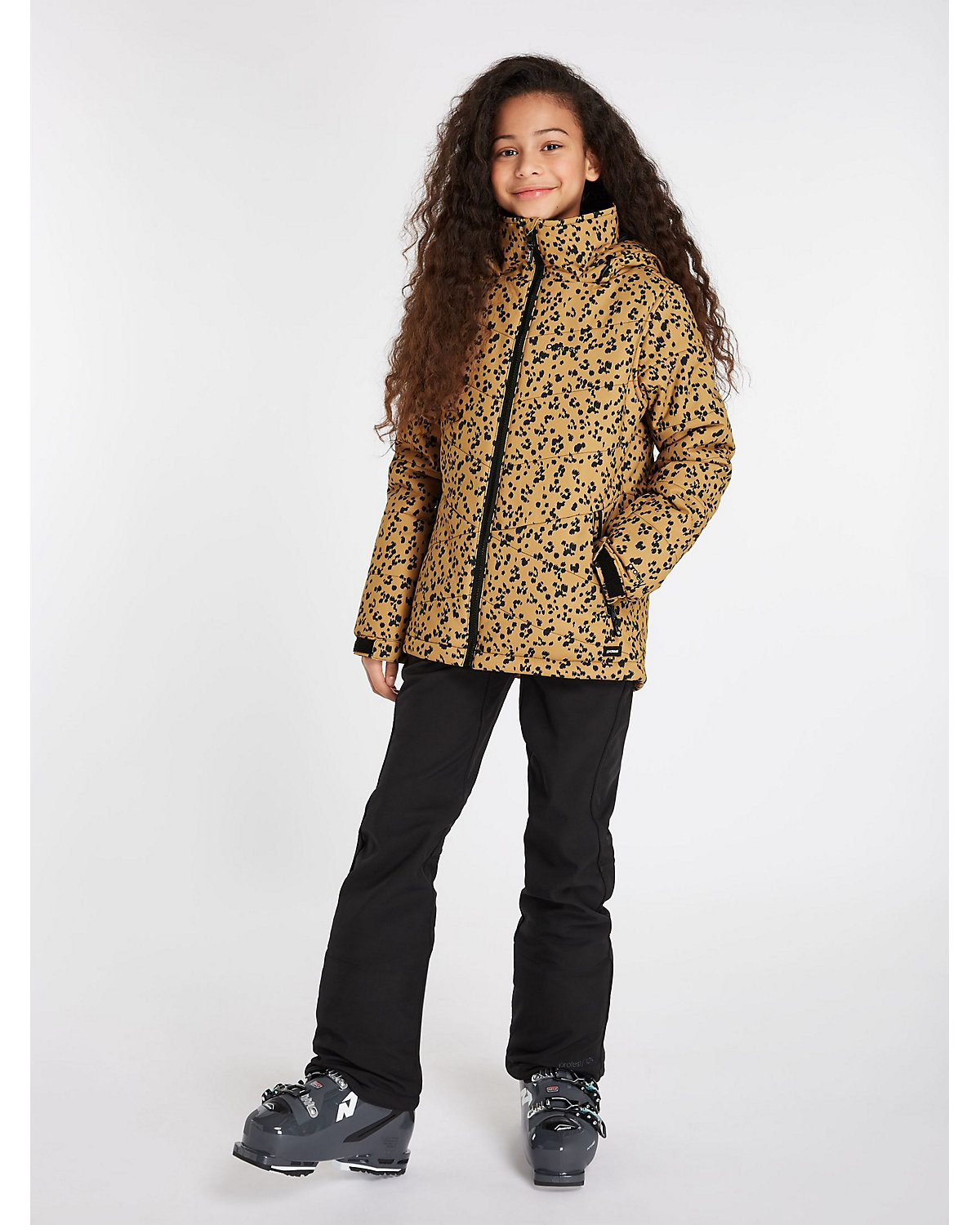 PRTBELLE JR  - 10K Wasserdicht und atmungsaktiv PFC-Frei   Winterjacke Skijacken für Mädchen
