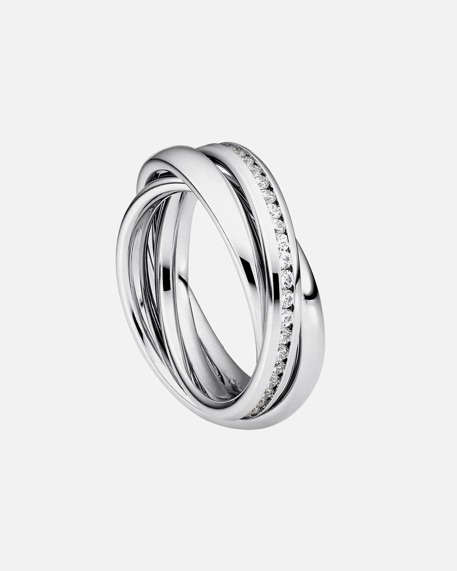 Heideman Trini Ring, polished silver color