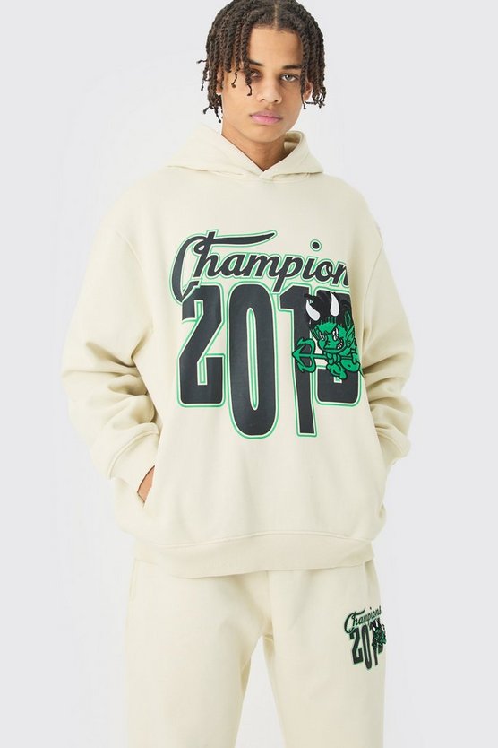 Oversized Varsity Applique Tracksuit