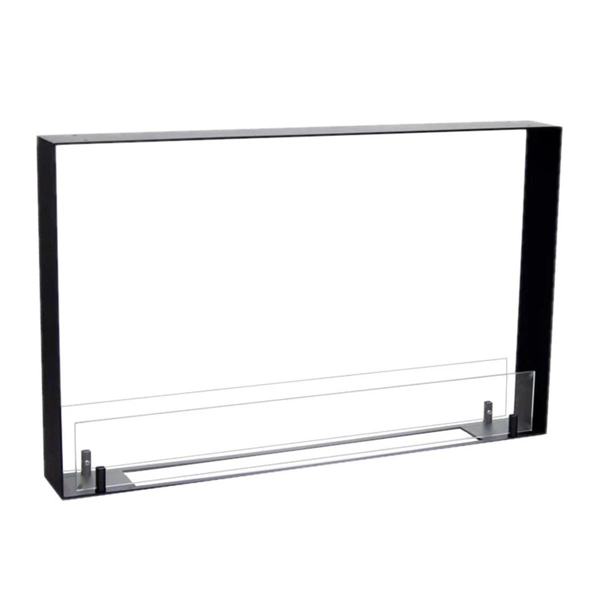 Foco Foco Two 800 Ultra Slim, Bioethanol-Kamin, extra schlank, Flammen von zwei Seiten sichtbar, Breite 60 cm, bis zu 7 Stunden Brenndauer, 3 kW
