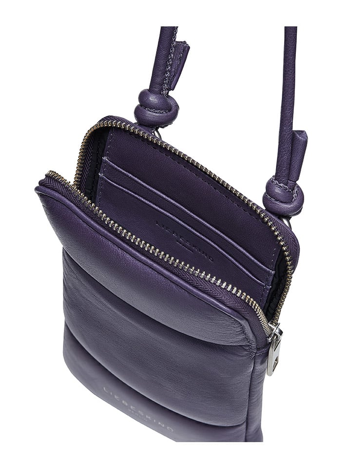 LIEBESKIND BERLIN Leder-Handytasche in Lila - (B)11 x (H)18 x (T)1,5 cm günstig kaufen onesize