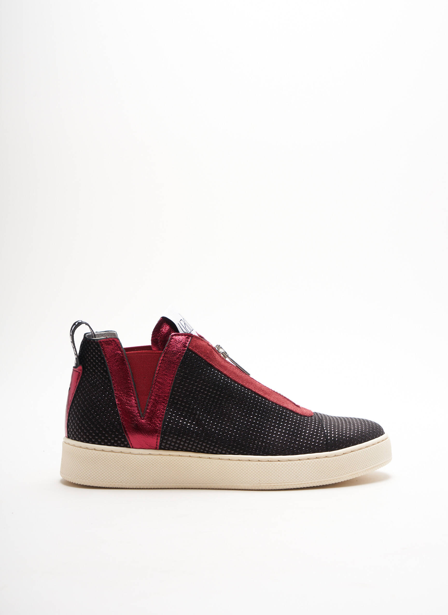 Vaddia Baskets Femme couleur rouge