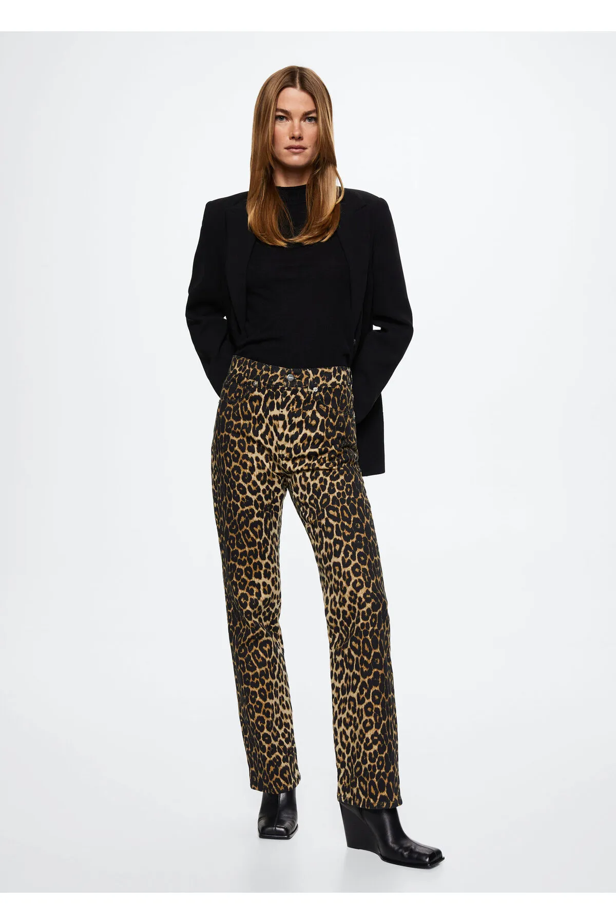 MANGO  Braune Damenjeans 37087755