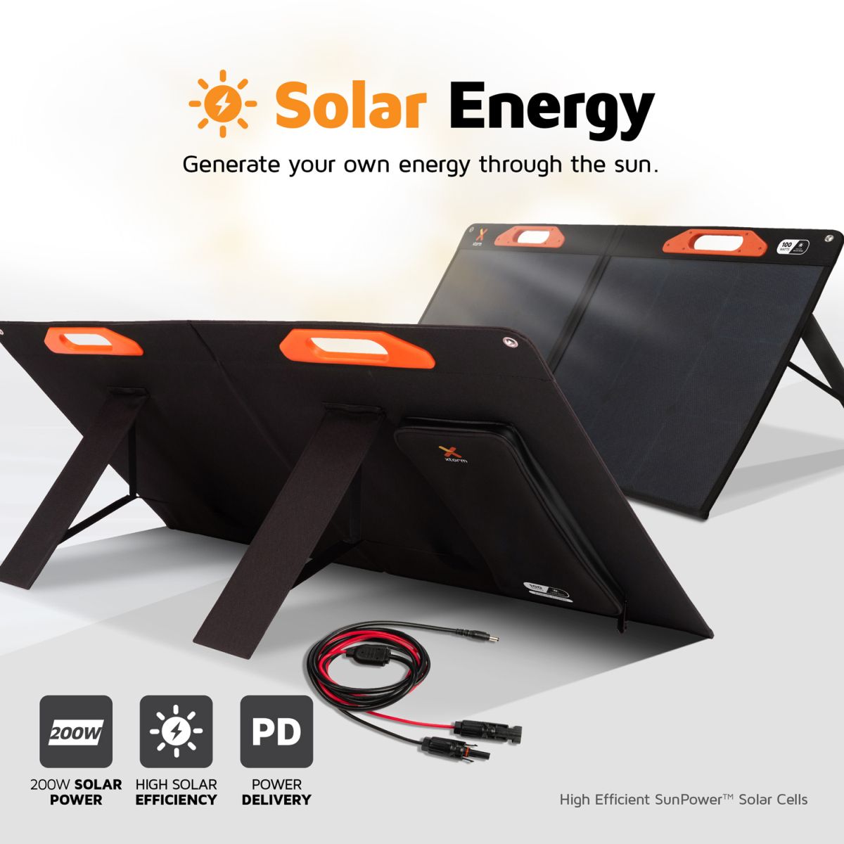 Xtorm Solarmodul set mit 2 Solarpaneelen