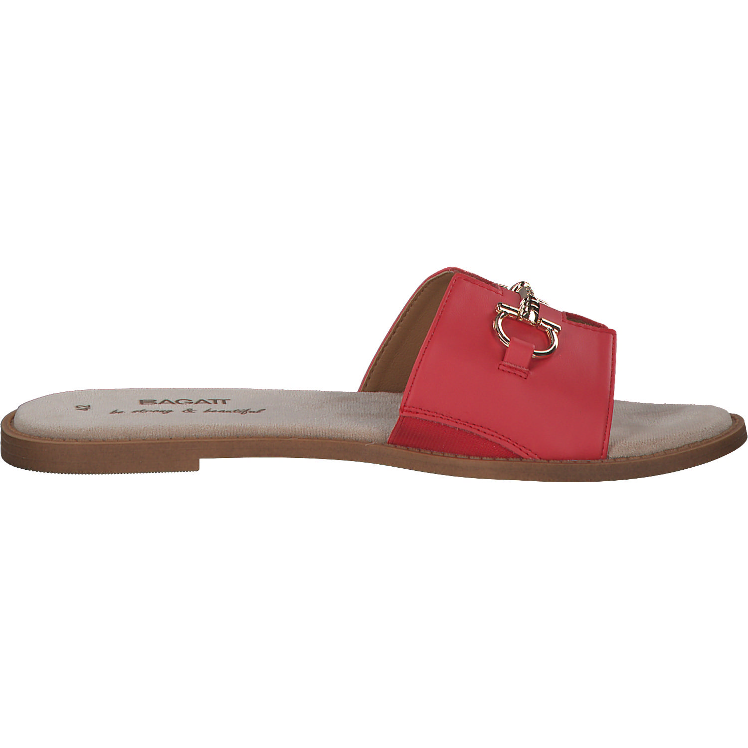 Bagatt Goldy A7C92, Pantoletten, Damen, RED