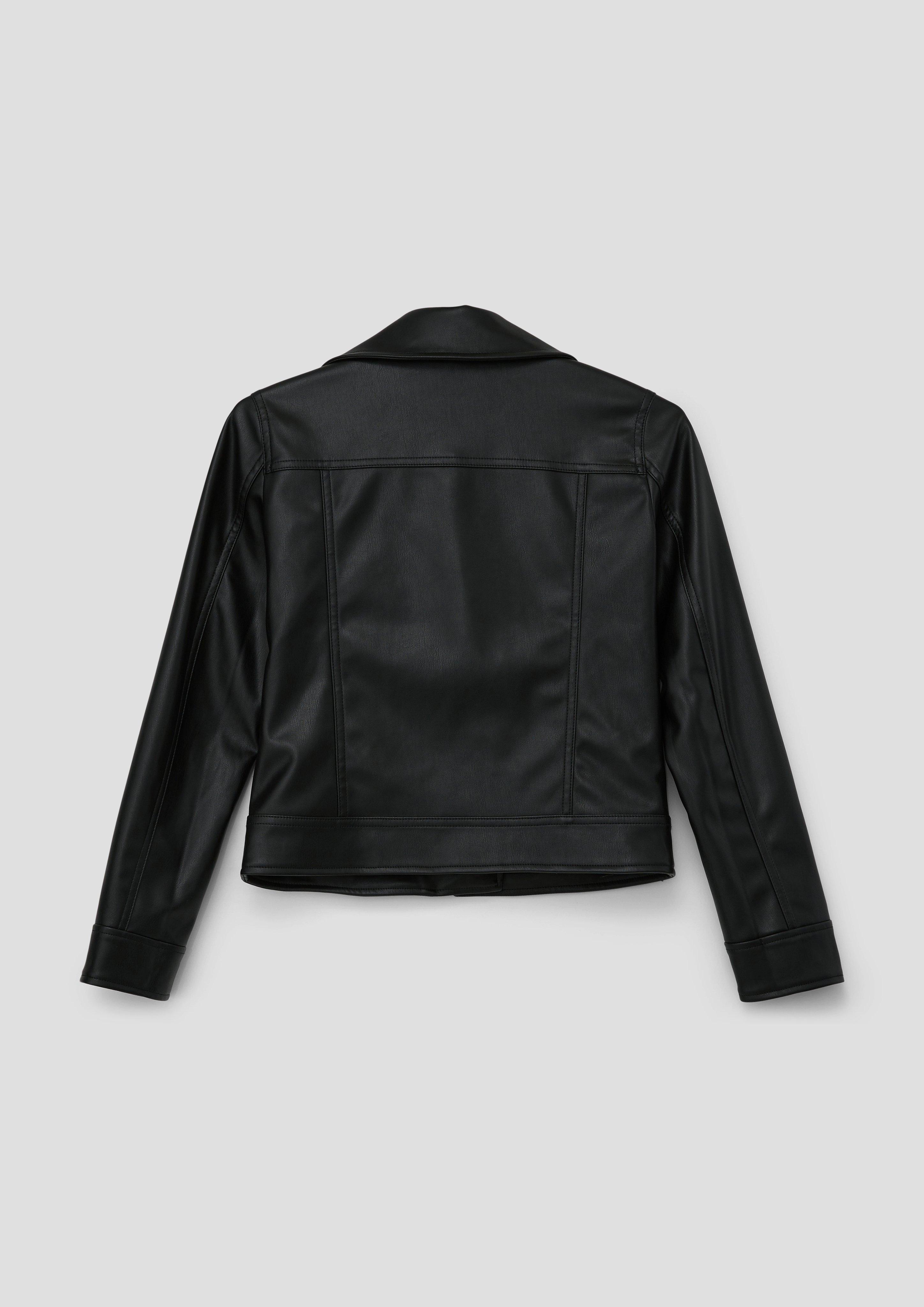Bikerjacke aus Lederimitat  2137257-9999