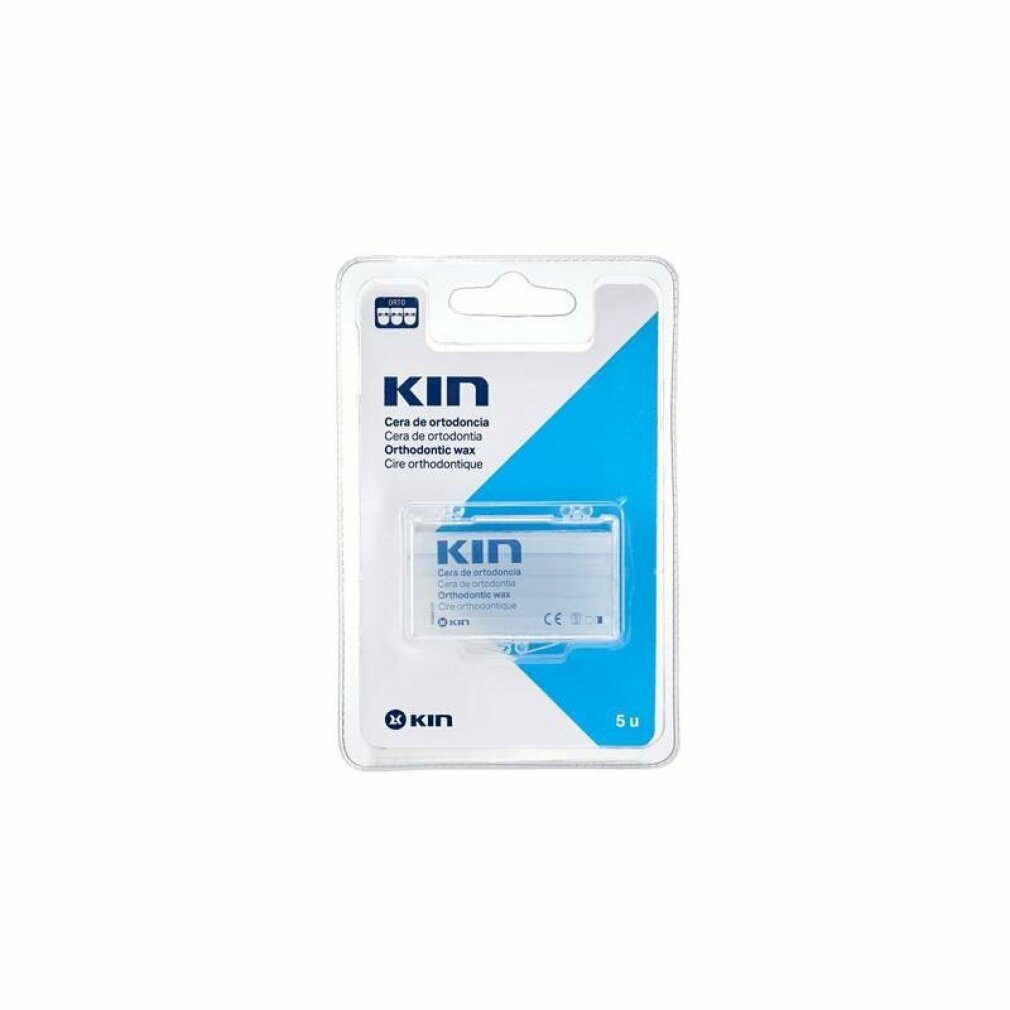 Kin Zahnseide Kin Cera De Ortodoncia Normal 5 Barras, (Packung)