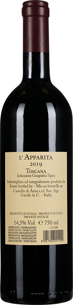 Castello di Ama L’Apparita 2019