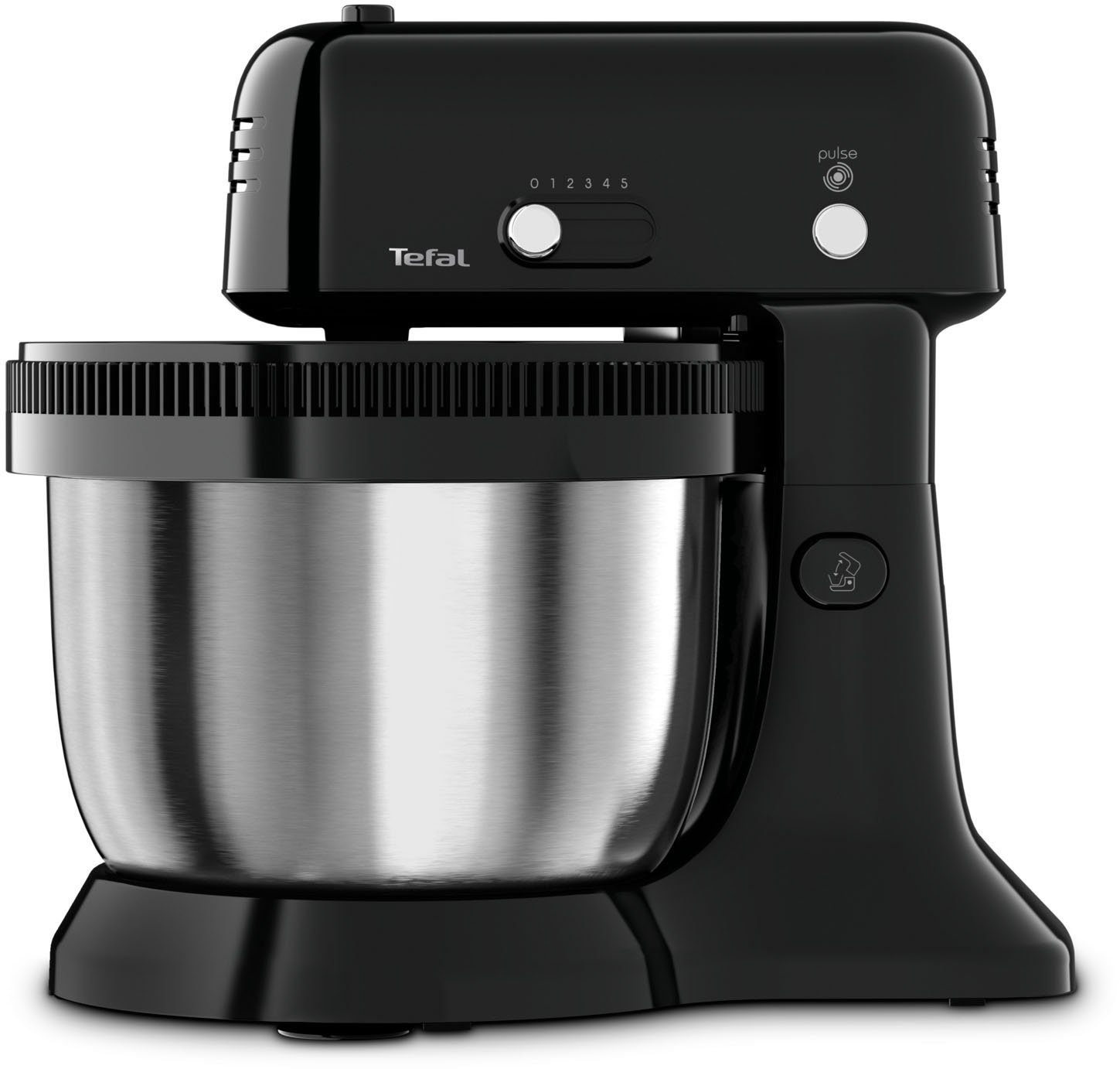 Tefal Küchenmaschine Oh My Cake QB1108, 300 W, 4 l Schüssel, Satelliten-Rührwerk, 4-L-Schüssel, inkl. 2 Schneebesen, 2 Knethaken