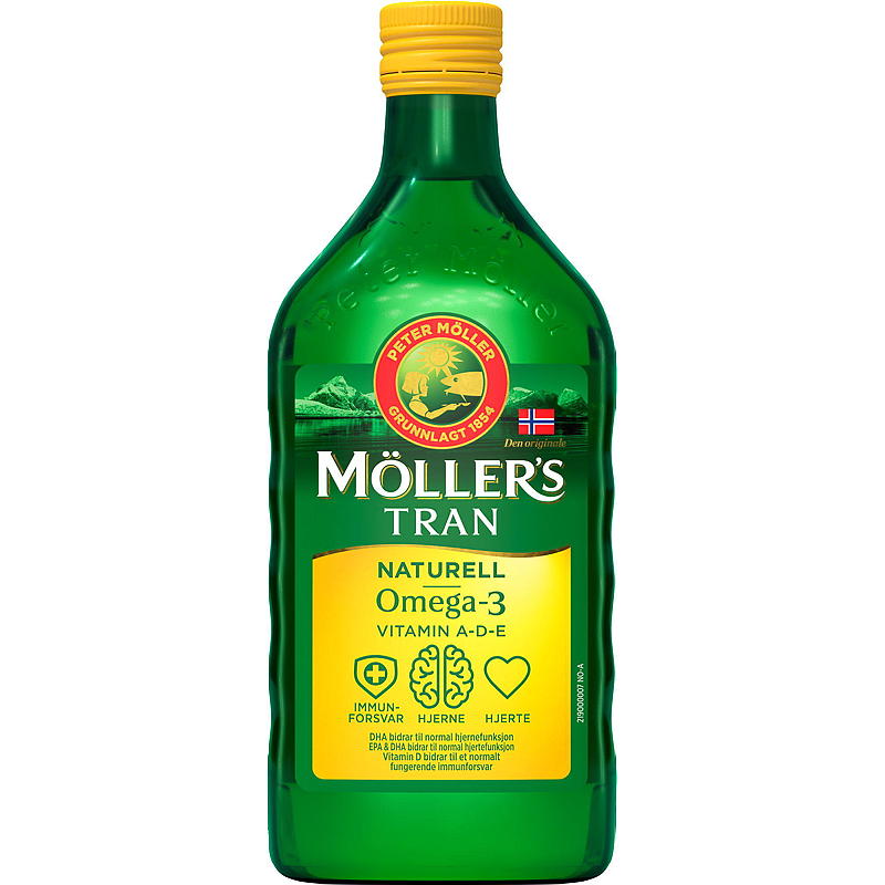 Möller's Möller's Tran 500 ml Naturell