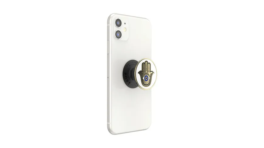 PopGrip Premium Enamel- ausziehbarer Handy-Griff Handyhalter - Hamsa Hand