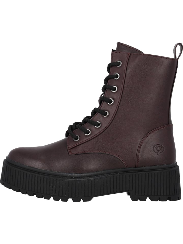 palado Schnürstiefel in bordeaux günstig kaufen