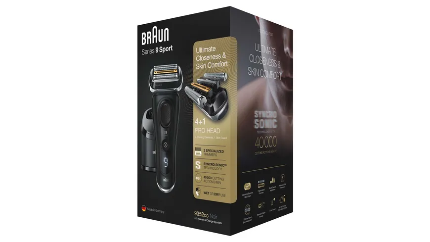 BRAUN Rasierer Series 9 9352cc System Sport
