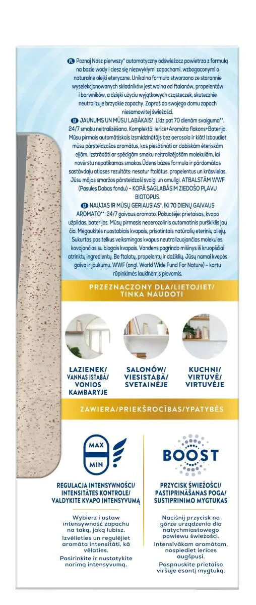 Air Wick Active Fresh medvilnės gėlių rinkinys