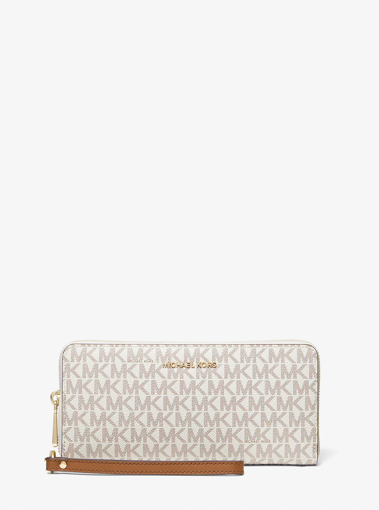 Stor kontinental lommebok med logo – VANILLA