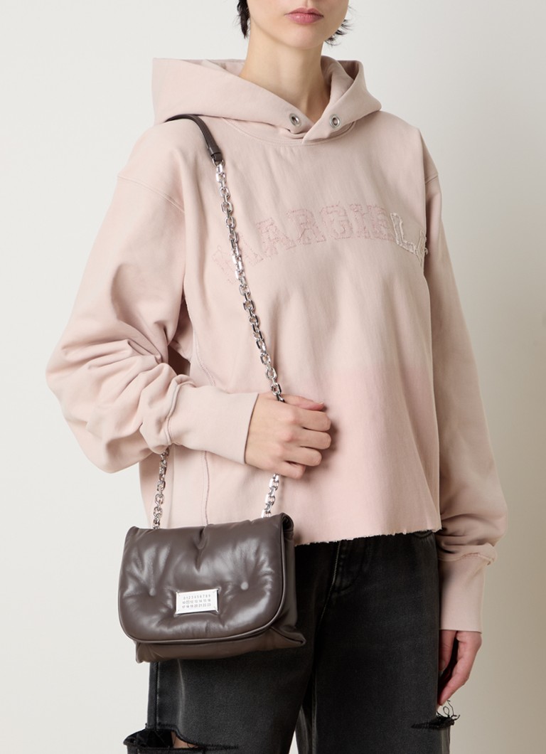 Maison Margiela Glam Slam -nahkainen olkalaukku