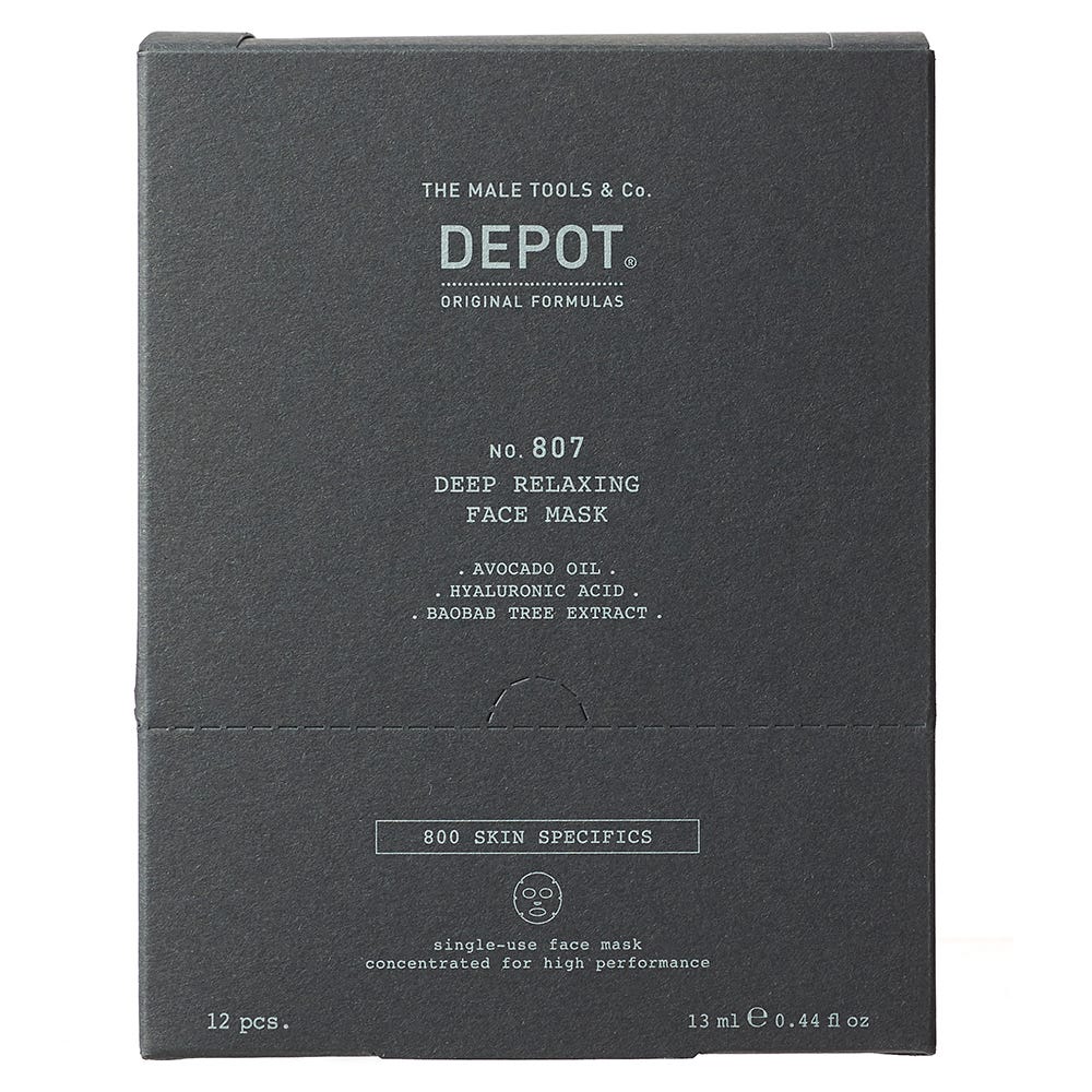 DEPOT 807 Deep Relaxing Face Mask Box 12 x 13 ml