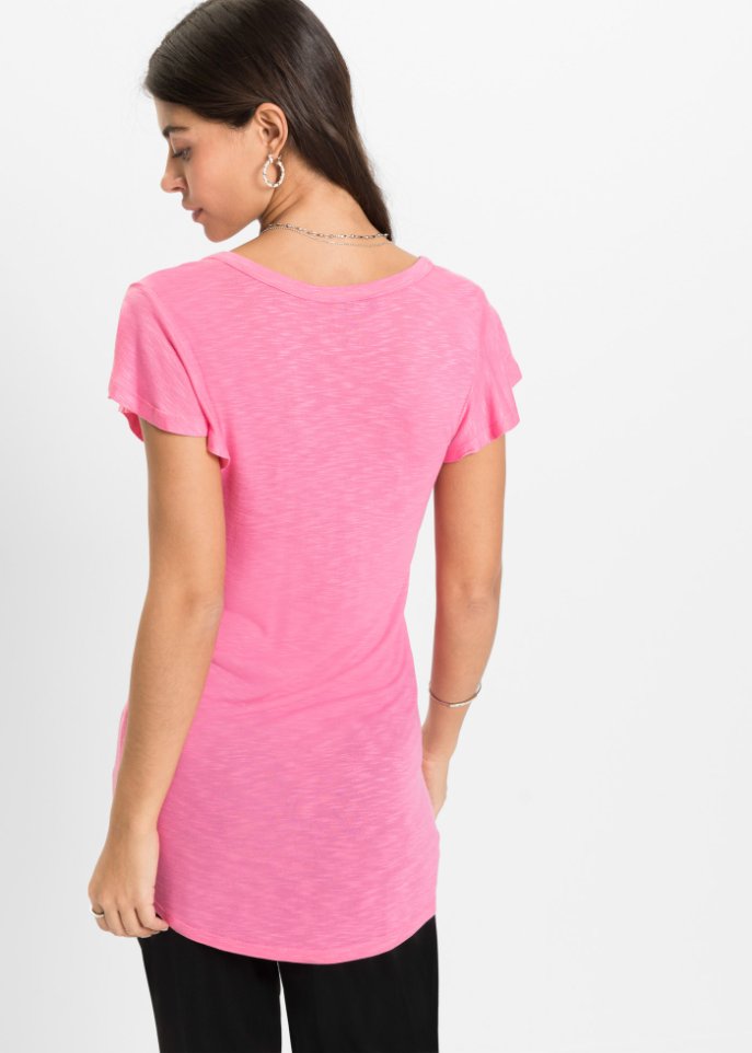 Longshirt mit Knöpfen