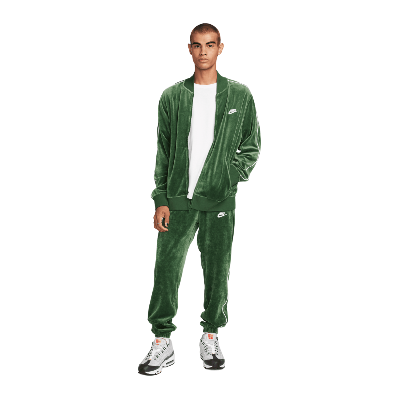 Nike Club Velour Jacke Grün F323