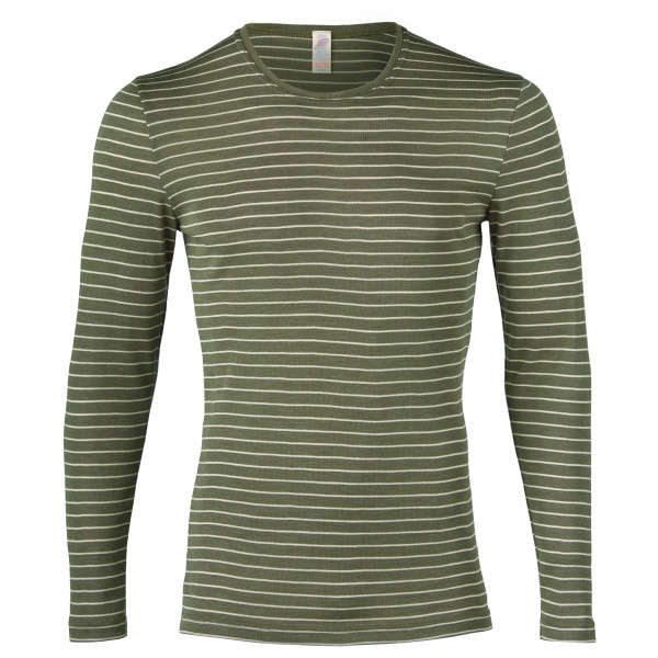 Engel - Striped L/S Shirt - Merinounterwäsche