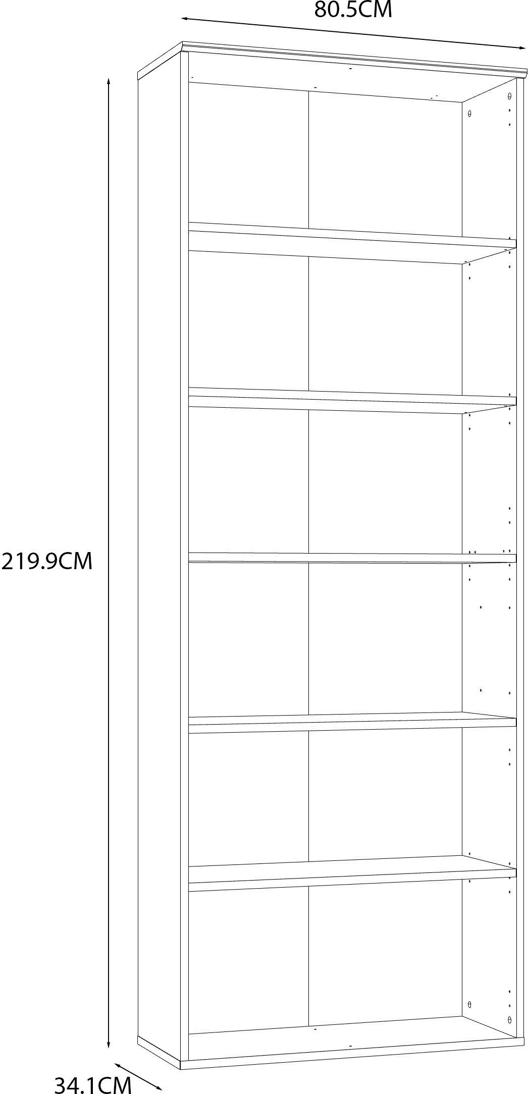 FORTE Aktenregal Mindi, Breite 80,5 cm
