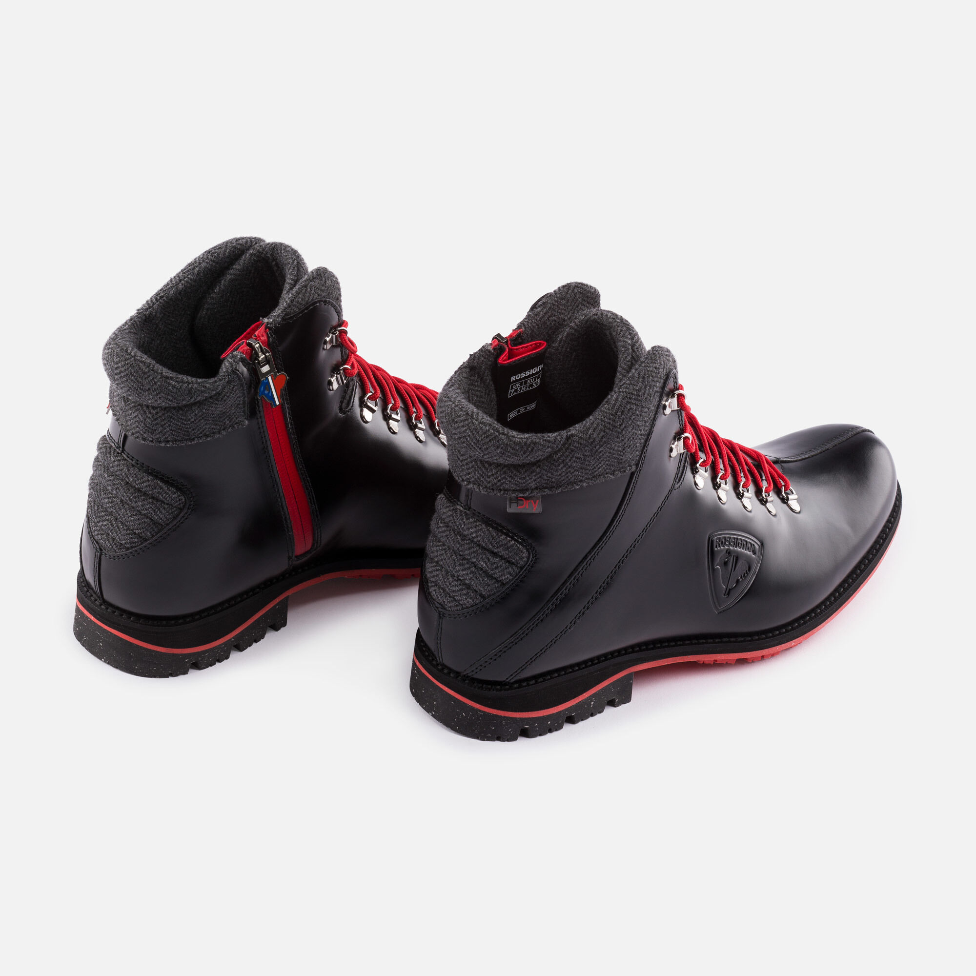 Bottes 1907 Chamonix Noires Brillantes Homme