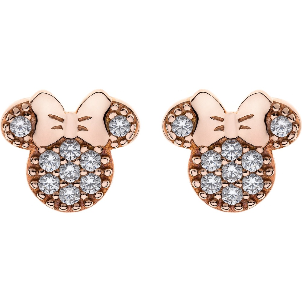 Disney Boucles d'oreilles à fermoir à poussette 925 Argent Boucles d'oreilles