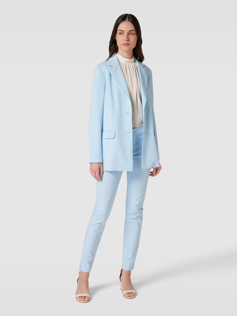 Blazer mit Pattentaschen Modell 'Windy' in hellblau