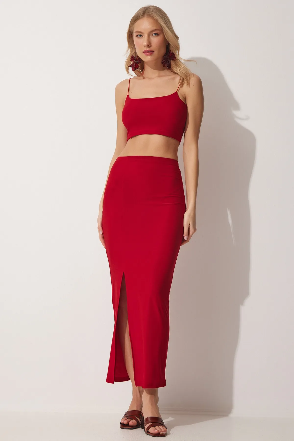 Happiness İstanbul  Zweiteiler - Rot - Regular Fit