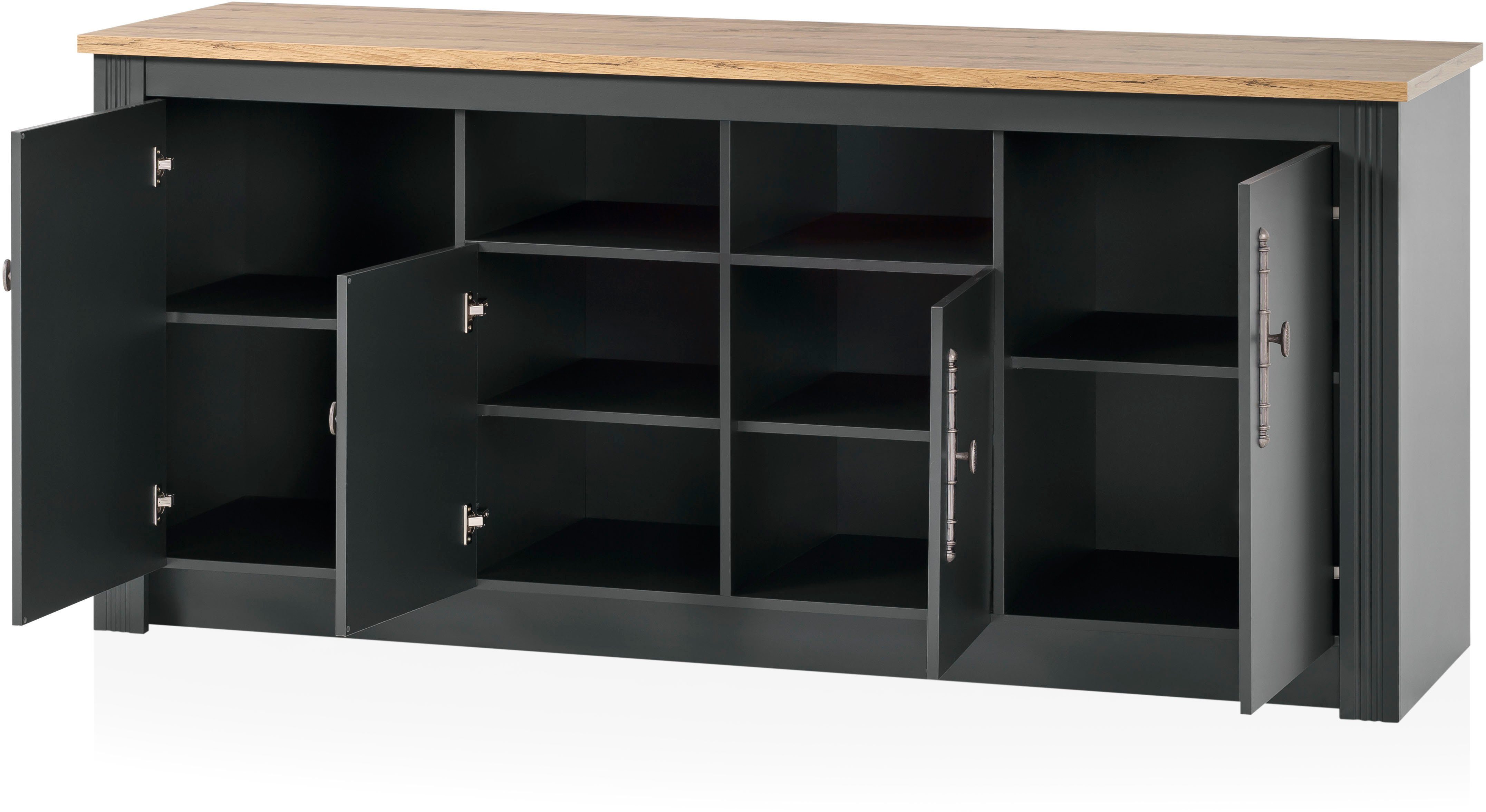 Home affaire Küche Westminster, Breite 204 cm, ohne E-Geräte