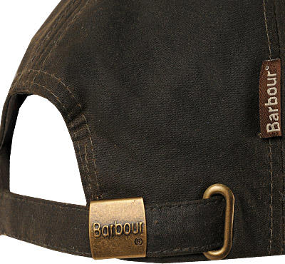 Barbour, Cap, Baumwolle gewachst, olivgrün