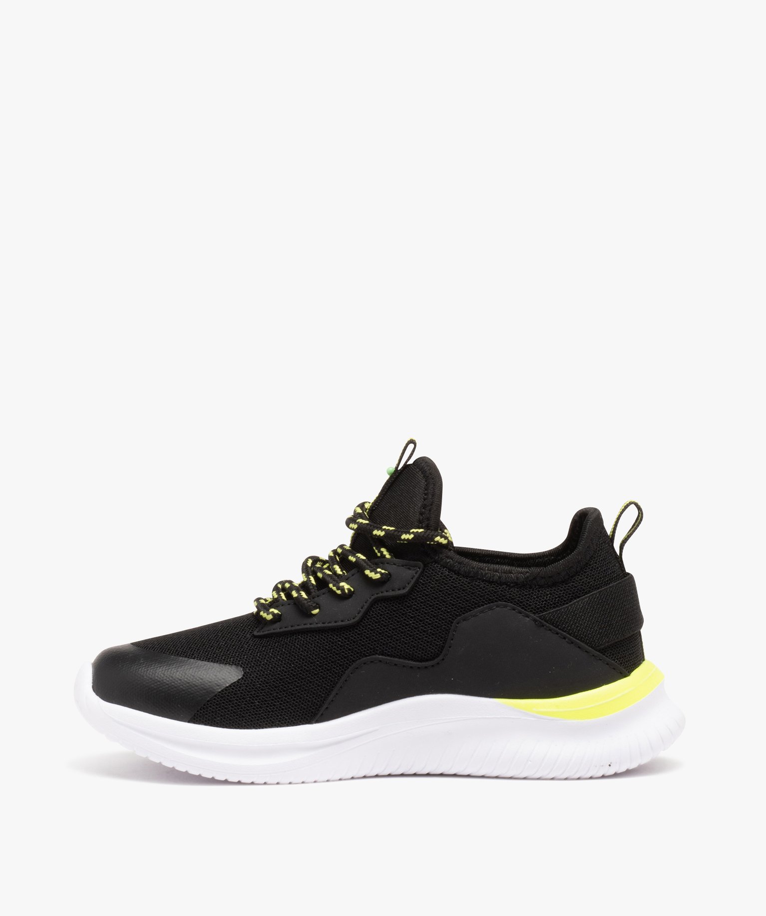 Baskets running légères en mesh Garçon noir | GEMO