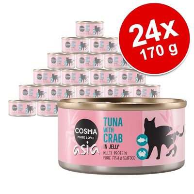 Sparpaket Cosma Asia in Jelly 24 x 170 g
