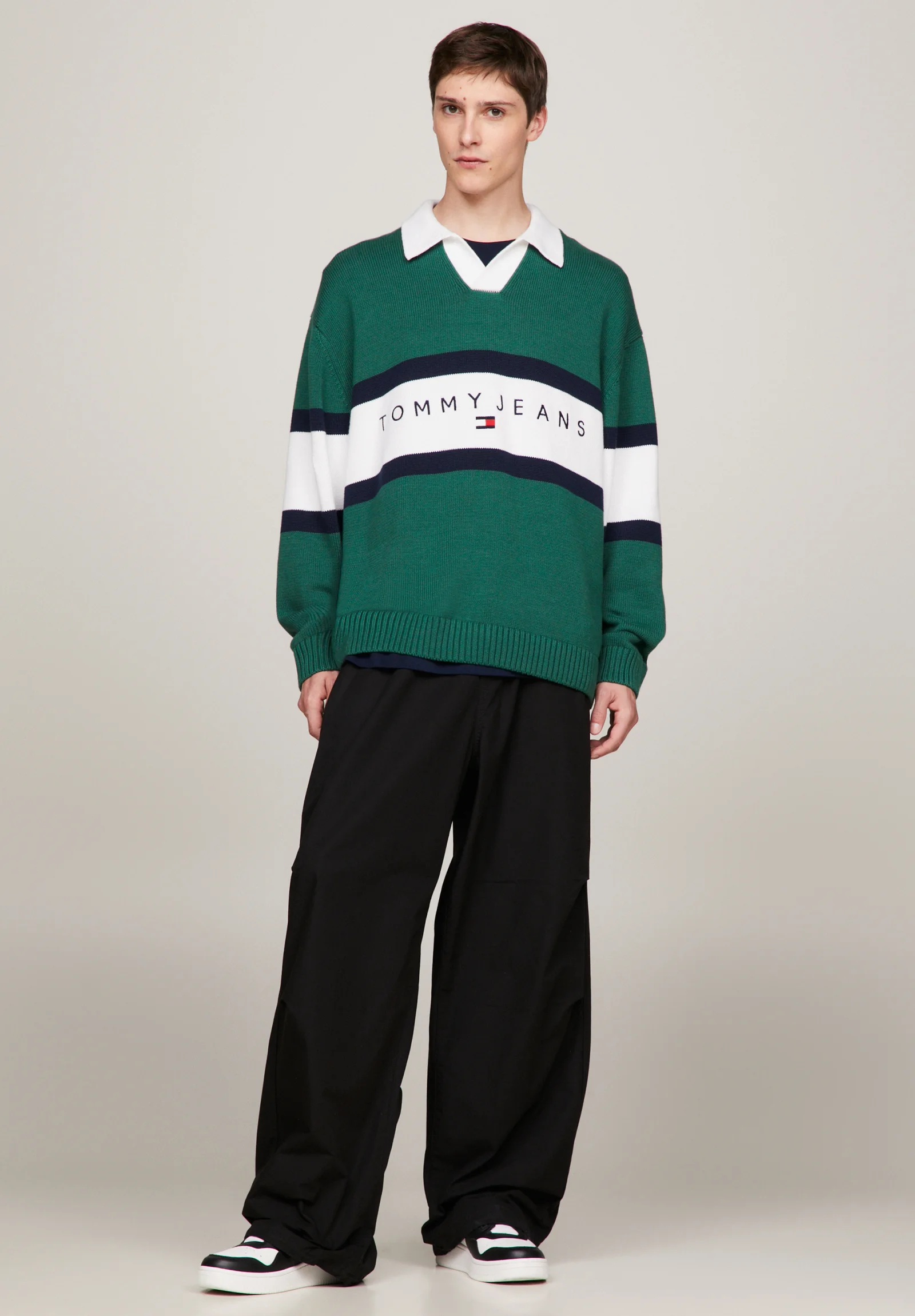 Tommy Jeans TROPHY NECK - Suéter