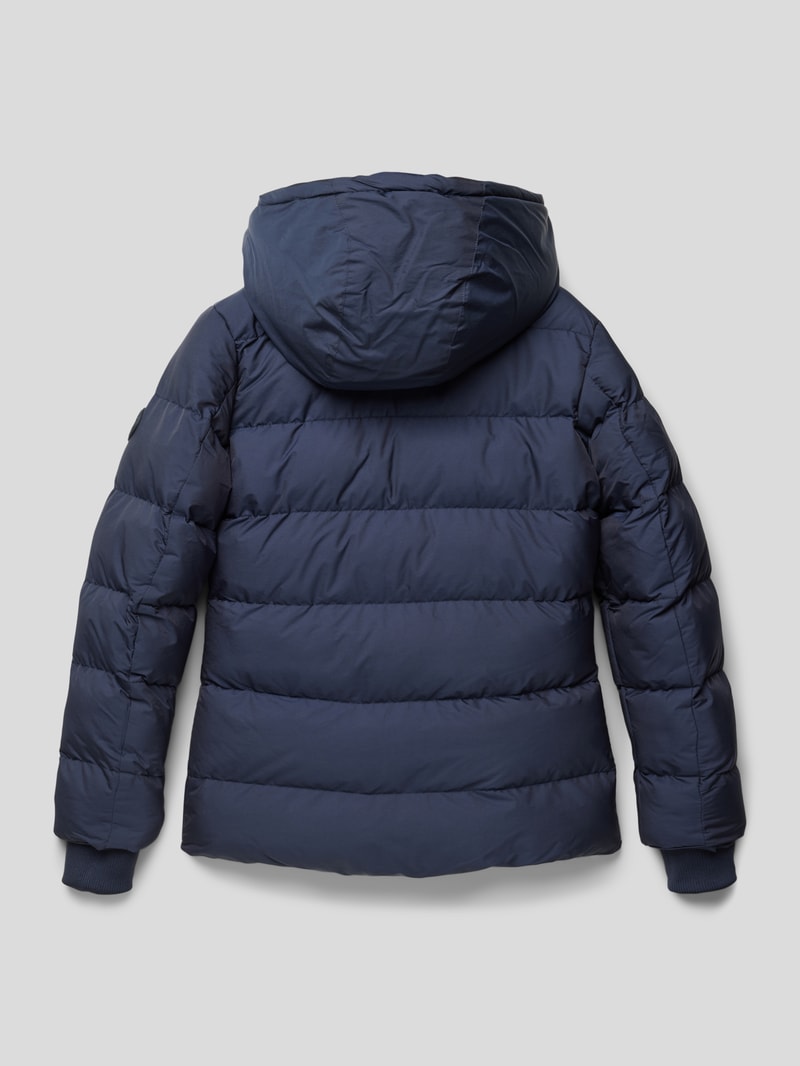 Steppjacke mit Reißverschlusstaschen Modell 'Alomi' in marineblau