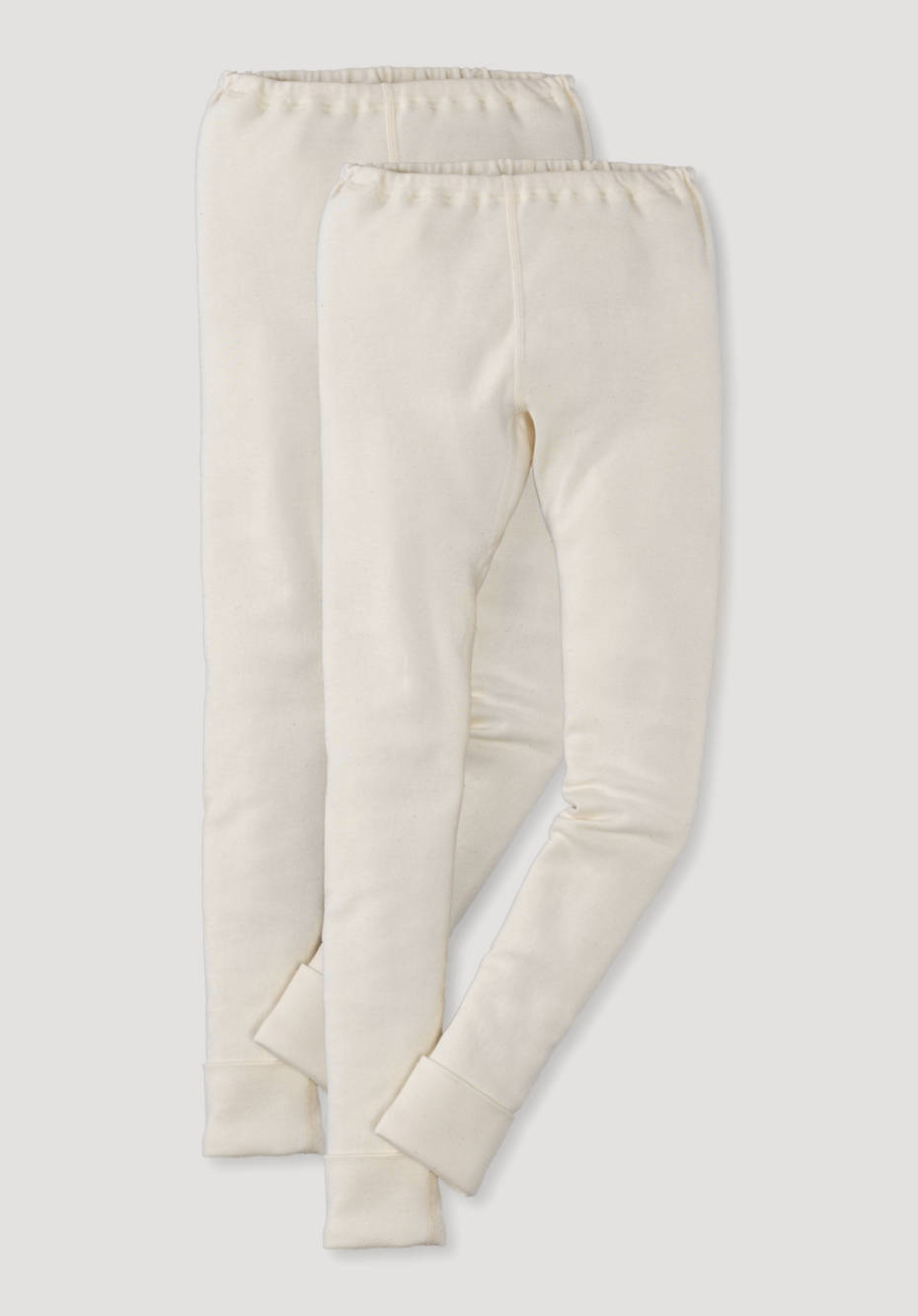 Lange Unterhose 2er-Set aus reiner Bio-Baumwolle