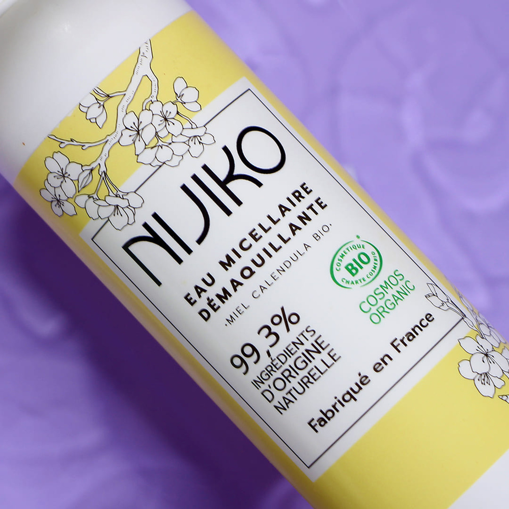 nijiko Eau Micellaire Bio pour Peau Sensible Démaquillant et nettoyant