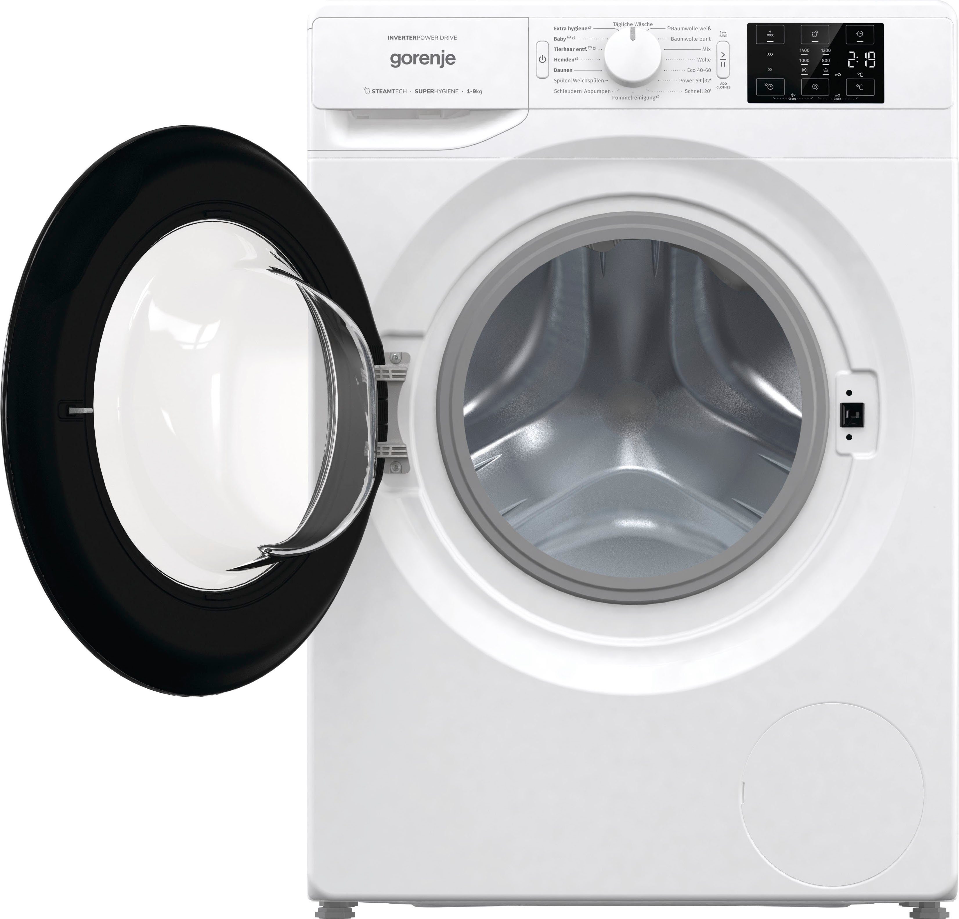GORENJE Waschmaschine Wave NEI94APS, 9 kg, 1400 U/min