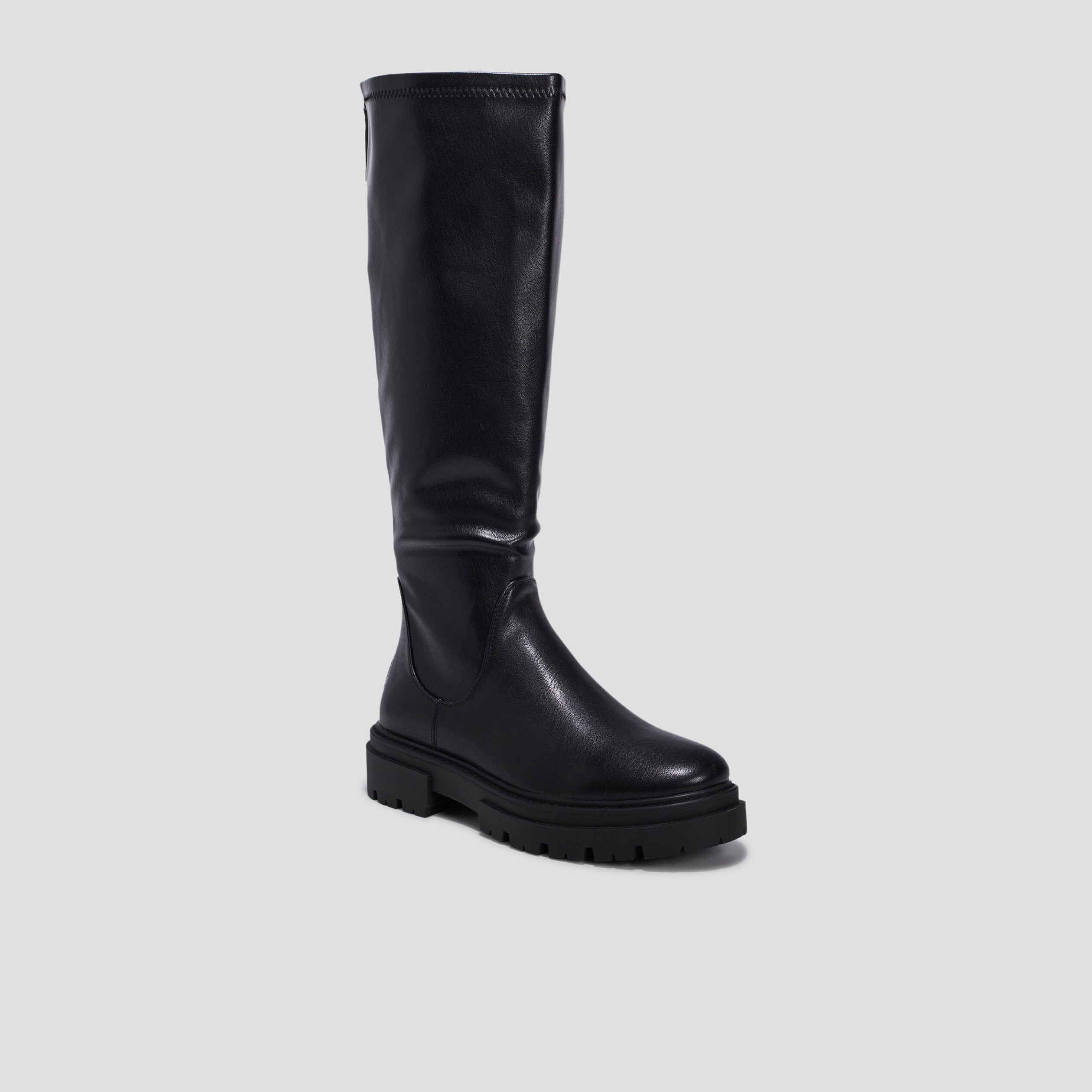 Bottes crantées noir femme | La Halle