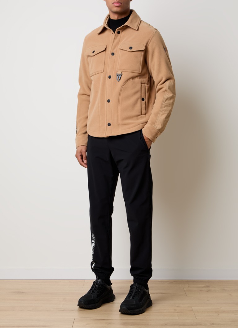 Jachetă Moncler din fleece cu buzunare la piept