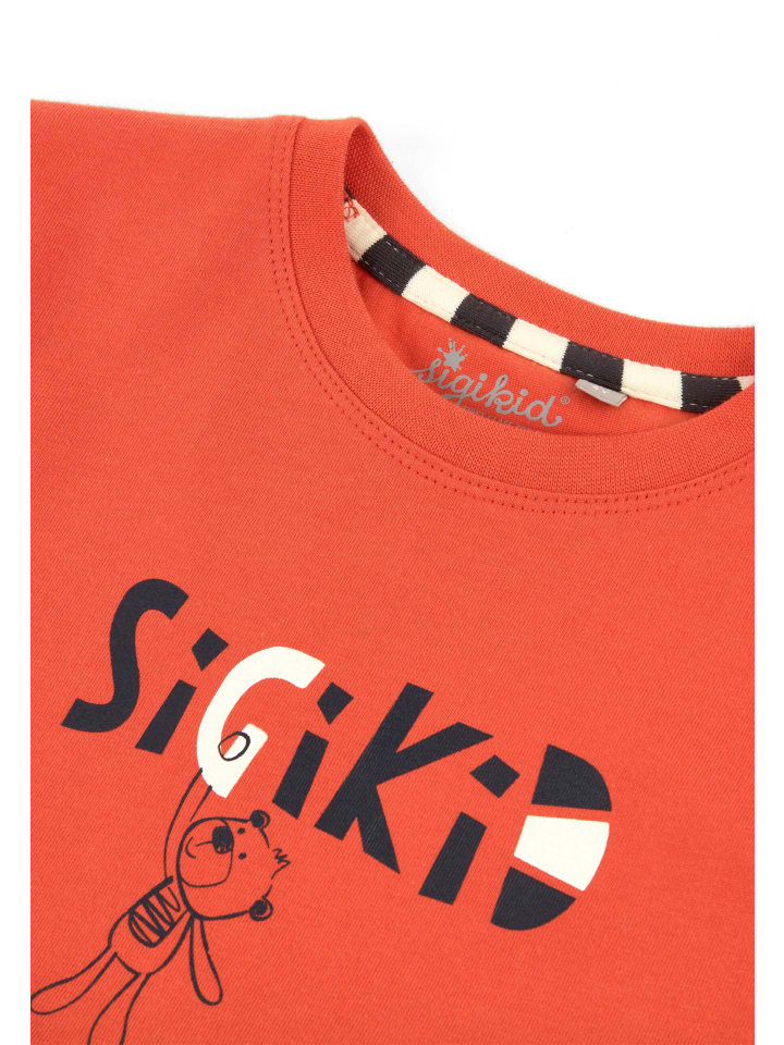 Sigikid Pyjama Nachtwäsche in rot/schwarz/weiß günstig kaufen