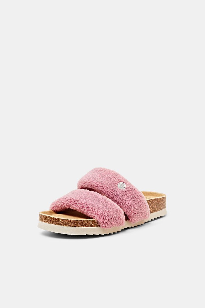 Pantolette in Fell-Optik