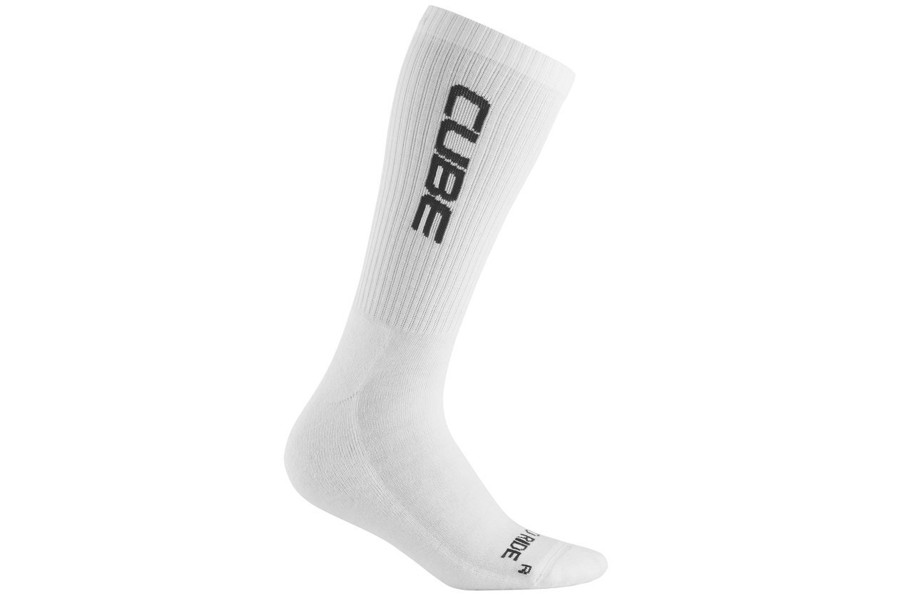 Cube Socke After Race High Cut Logo - 2024
