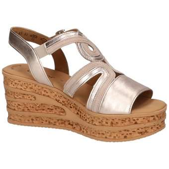 Gabor Keilsandale in beige